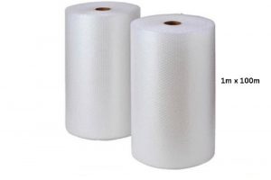 Tên sản phẩm: Cuộn xốp hơi 1m x 100m.
 	Khổ rộng: 1 mét
 	Chiều dài: 100 mét
 	Đường kính: 0.5 mét
 	Trọng lượng: 5 kg
 	Hạt bong bóng khí: 10mm